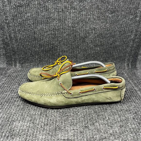 Rodd & Gunn Wattle Reserve Driving Shoes Moccasins Green Suede Leather Mens 12 - Picture 3 of 7